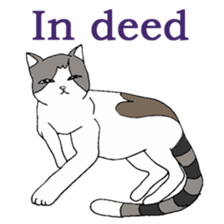 Myaako of the heart cat ver.3 English sticker #7445158