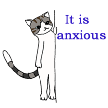 Myaako of the heart cat ver.3 English sticker #7445163