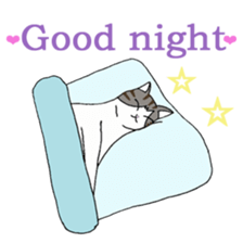 Myaako of the heart cat ver.3 English sticker #7445171