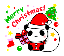 Panda and seasonal events (English) sticker #7446053