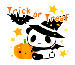 Panda and seasonal events (English) sticker #7446054