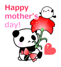 Panda and seasonal events (English) sticker #7446058