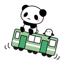 Panda and seasonal events (English) sticker #7446063