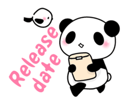 Panda and seasonal events (English) sticker #7446072