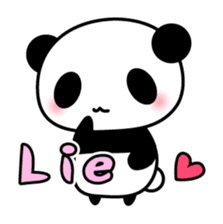 Panda and seasonal events (English) sticker #7446077
