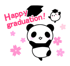 Panda and seasonal events (English) sticker #7446085