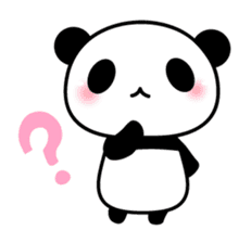Panda and seasonal events (English) sticker #7446090