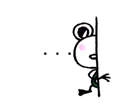 happy cute frog sticker #7446223