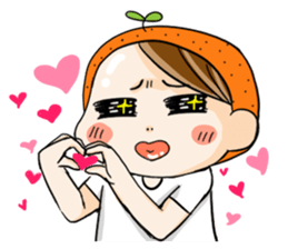 Orange comic life2 sticker #7446361