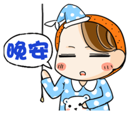 Orange comic life2 sticker #7446370