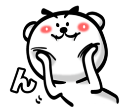 Bear of Eyebrows 5 sticker #7446496