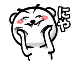 Bear of Eyebrows 5 sticker #7446497