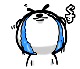 Bear of Eyebrows 5 sticker #7446502