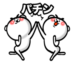 Bear of Eyebrows 5 sticker #7446515