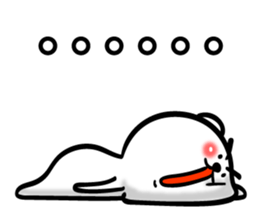 Bear of Eyebrows 5 sticker #7446516