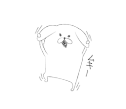 Rabbit for close people. sticker #7447096