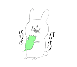 Rabbit for close people. sticker #7447097