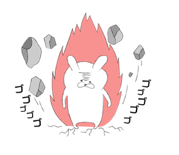 Rabbit for close people. sticker #7447099