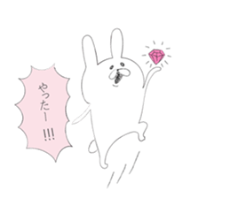 Rabbit for close people. sticker #7447109
