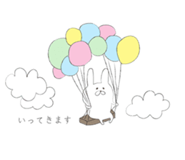 Rabbit for close people. sticker #7447116