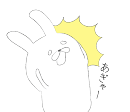 Rabbit for close people. sticker #7447118