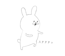 Rabbit for close people. sticker #7447123