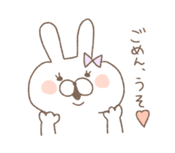 Marshmallow rabbit  part2 sticker #7447335