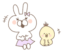 Marshmallow rabbit  part2 sticker #7447337