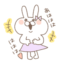 Marshmallow rabbit  part2 sticker #7447338
