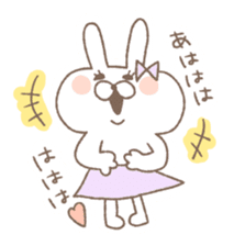 Marshmallow rabbit part2 sticker #7447338