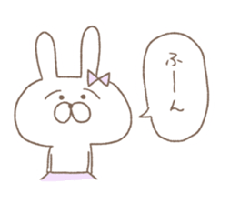 Marshmallow rabbit  part2 sticker #7447339