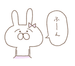 Marshmallow rabbit part2 sticker #7447339