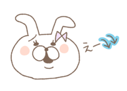 Marshmallow rabbit  part2 sticker #7447341