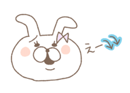 Marshmallow rabbit part2 sticker #7447341