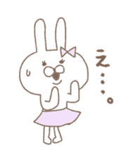 Marshmallow rabbit part2 sticker #7447348