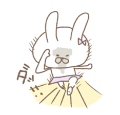 Marshmallow rabbit  part2 sticker #7447353