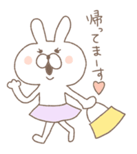 Marshmallow rabbit part2 sticker #7447354