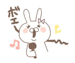 Marshmallow rabbit part2 sticker #7447358