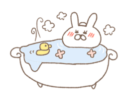 Marshmallow rabbit part2 sticker #7447359