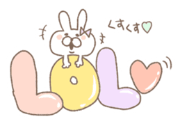 Marshmallow rabbit part2 sticker #7447362