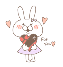 Marshmallow rabbit part2 sticker #7447364