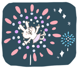 Marshmallow rabbit part2 sticker #7447365