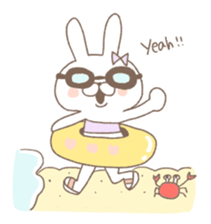 Marshmallow rabbit  part2 sticker #7447366