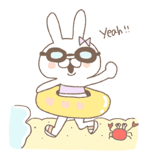 Marshmallow rabbit part2 sticker #7447366