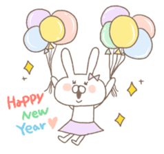 Marshmallow rabbit  part2 sticker #7447370