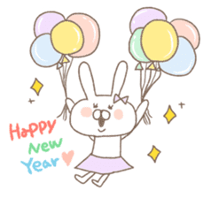 Marshmallow rabbit part2 sticker #7447370