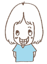 wacky girl v.2 sticker #7447612