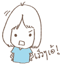 wacky girl v.2 sticker #7447632