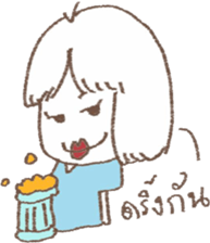 wacky girl v.2 sticker #7447642