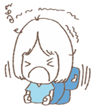 wacky girl v.2 sticker #7447644